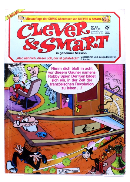 Clever & Smart in geheimer Mission Comic Album Nr. 53 (2. Auflage): Also äährlich, dieser Job, der gefährlich!